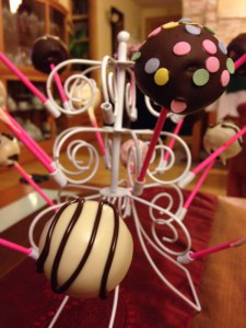 Presentación de cake pops