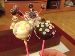 Decoración con Candy Melts de cake pops